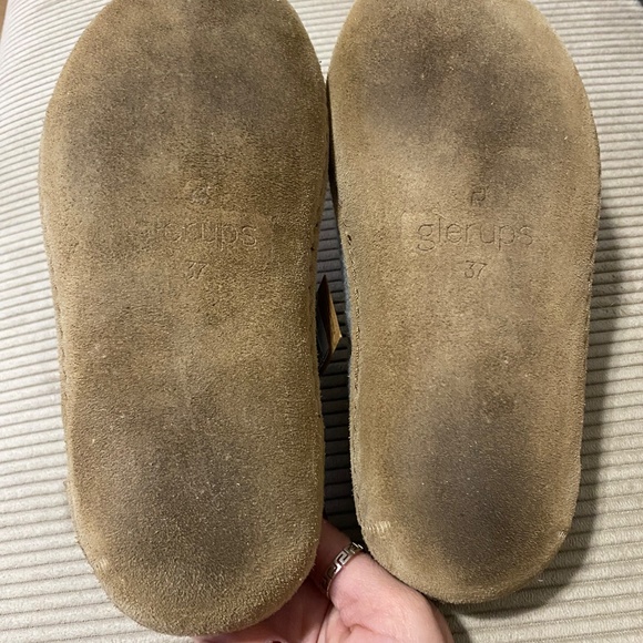 *Price Drop* Glerups Slippers- Grey wool w/leather sole Size 37 - Picture 4 of 4